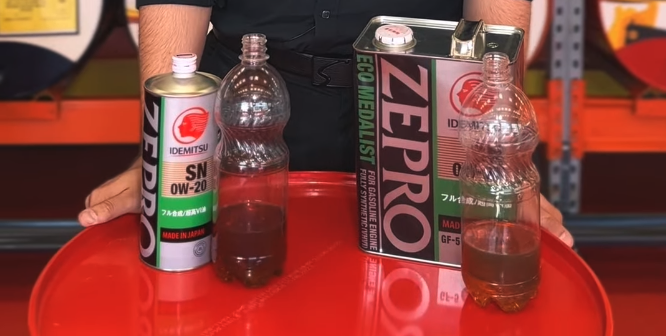 Поддельное масло Idemitsu Zepro